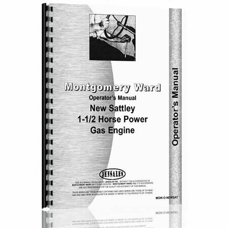 AFTERMARKET New M Ward Engine Operator Plus Parts Manual RAP78584